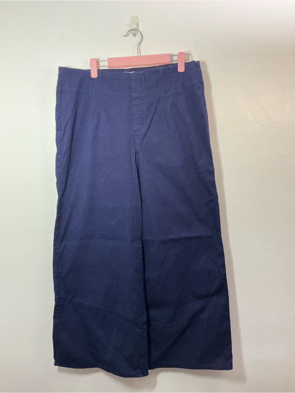 SPANX Navy Wide-Leg Crop Pants Size XL
